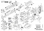 Bosch 0 611 241 741 GBH 5-40 DE Rotary Hammer 110 V / GB Spare Parts GBH5-40DE